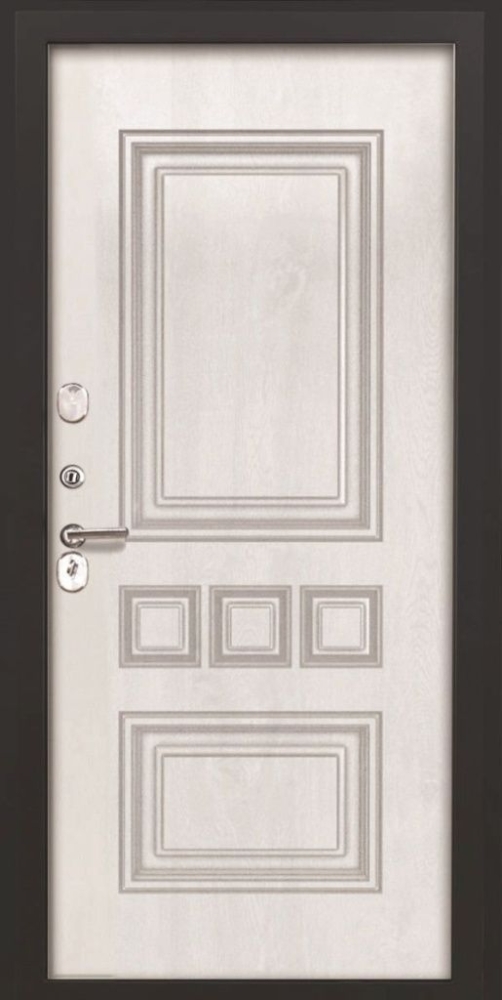 Входная дверь ДвериПРО Квадро фл-608 винорит white DPRO192158 внутренняя сторона